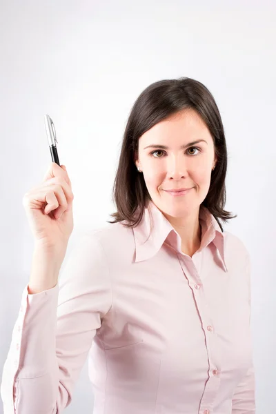 Mujer de negocios teniendo una buena idea . —  Fotos de Stock