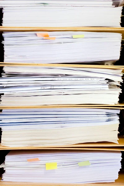 File Stack, dossier de fichier fermer pour l'arrière-plan . — Photo