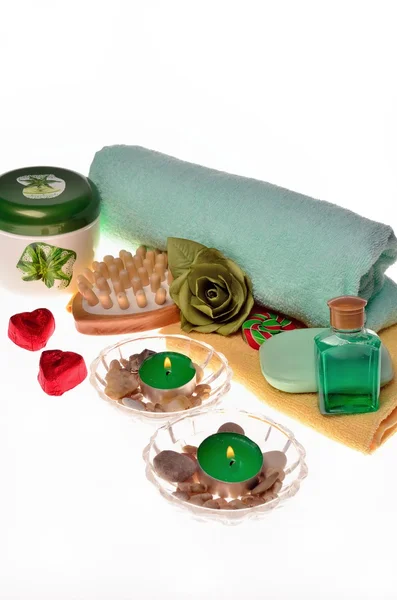 Items voor lichaamsverzorging, spa en sauna — Stockfoto