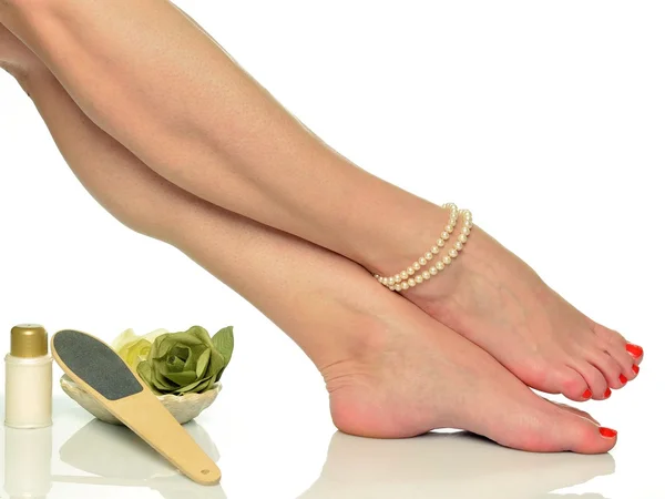 inci bileklik ve öğeleri ayak bakımı ve vücut kadın bacakları