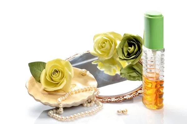 Items voor decoratieve cosmetica en make-up — Stockfoto