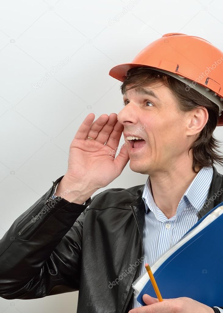 Screaming chief construction foreman