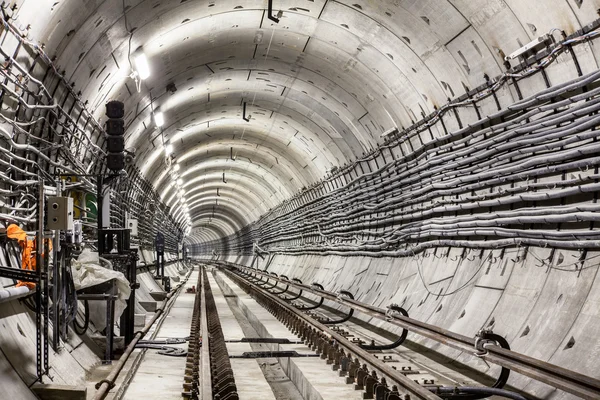 Тоннель метро — стоковое фото