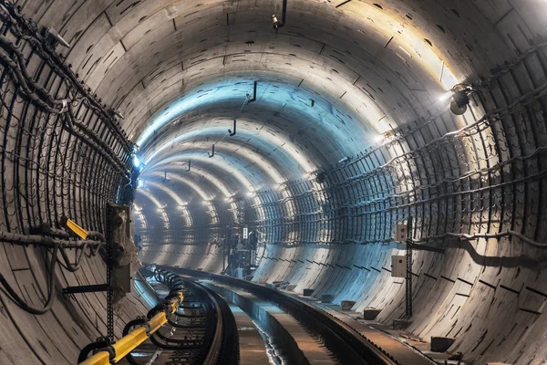 Tunel metra — Zdjęcie stockowe