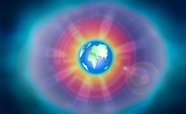 Dünya 'da barışı sevmenin tasviri beyaz güvercinlerin aşk işareti taşıdığı ya da mavi arka planda kalp işareti taşıdığı. Politik dünya haritası benim yarattığım bir illüstrasyon..