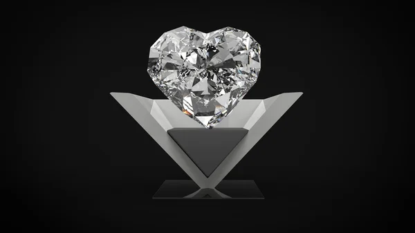 Coeur de diamant — Photo