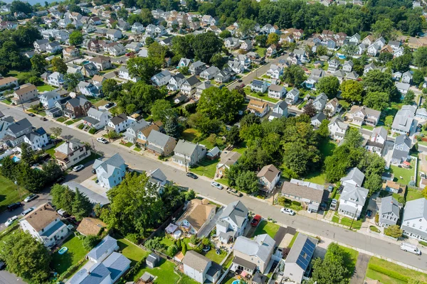Vista Aérea Casas Unifamiliares Distrito Residencial East Brunswick New Jersey —  Fotos de Stock
