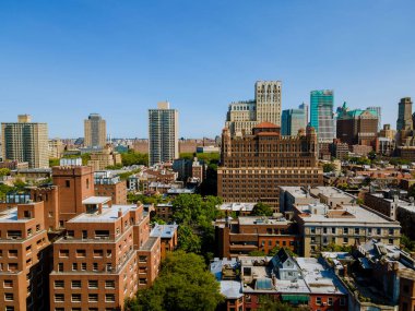 Bu Brooklyn, New York şehrinin Brooklyn siluetinin hava manzaralı bir ilçesidir.
