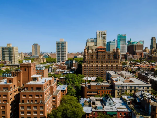 Бруклин Район Нью Йорка Воздушным Видом Горизонт Бруклина — стоковое фото