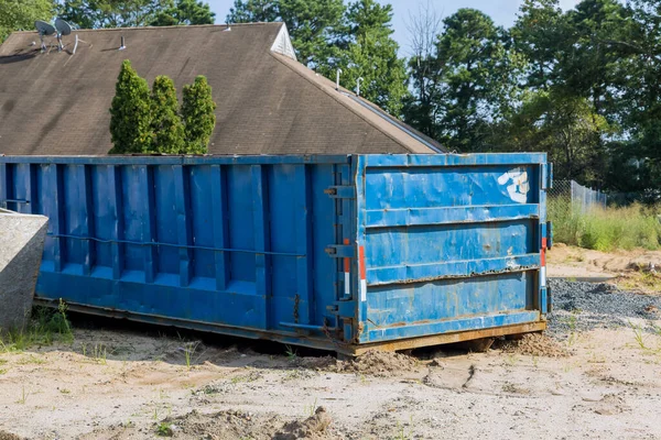 Pojemnik Budowlany Recyklingu Odpadów Budowlanych — Zdjęcie stockowe