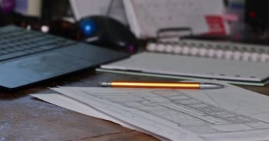 Mimaride standart ev mimarlık tasarımı mutfak elementleri ve mimarlık işleri.