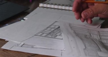 Müfettişi olan müşteriler için dolap mutfağı kurulum için mutfak planını onayladı