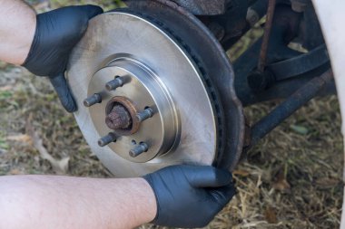Replacement of easy installation with replacing brake disc safety driving