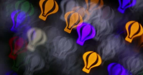 Abstract defocused bokeh creative blurred illumination — Αρχείο Βίντεο