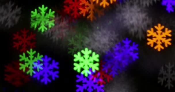 Holiday bokeh abstract light blurred background — Stockvideo