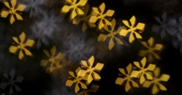 Bunte Bewegung Bokeh Hintergrund leuchtenden Teilchen mit beweglichen hellrosa Glitzerlichter — Stockvideo