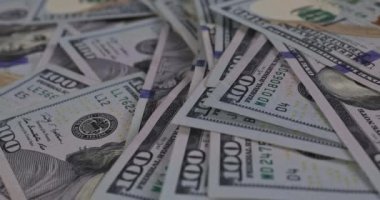 Amerikan dolarları deste deste deste para nakit bir sürü geçmiş