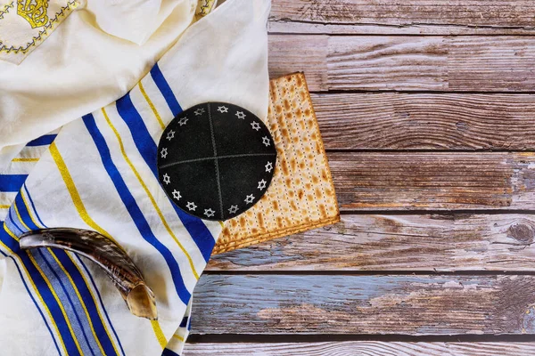 Pesaj Celebración Tradicional Judía Con Matzá Kosher Fiesta Pascua —  Fotos de Stock