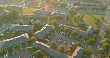 New Jersey 'deki Amerikan Sayreville kasabasının Arieal manzarası.