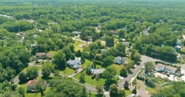 Panorama manzaralı yerleşim bölgesi, Amerikan kasabası, Monroe New Jersey ABD