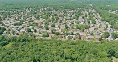 Monroe NJ USA 'deki Panorama manzaralı yerleşim bölgesi.