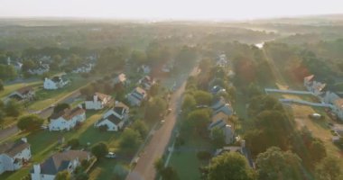 Sayreville, New Jersey 'deki yerleşim alanındaki yerleşim alanlarında panorama