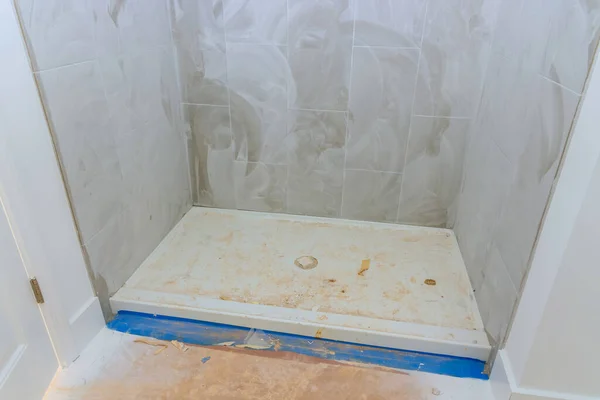 New Home Bathroom Shower Bathroom — Stockfoto