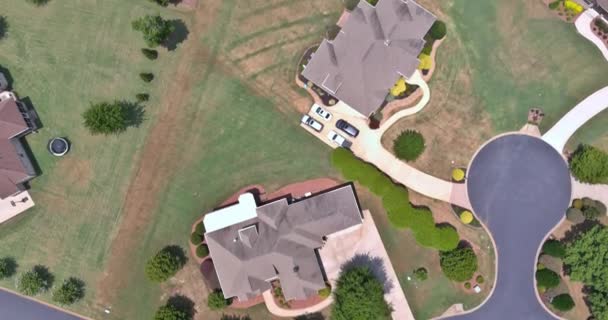 Aerial View Area American Town Residential Neighborhood South Carolina Housing — Wideo stockowe