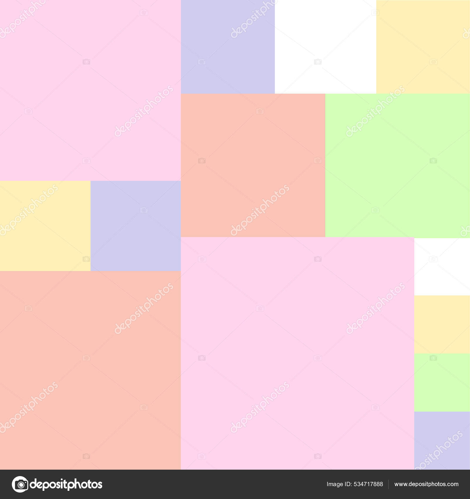 Geometric Pattern Pastel Squares Color Pale Spring Light Color