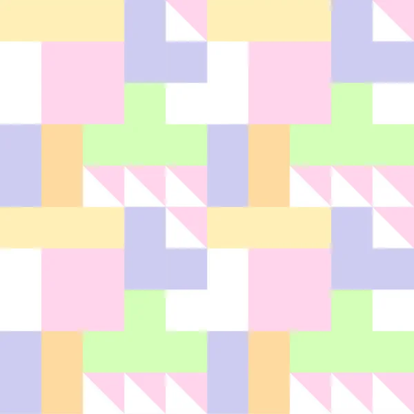 Geometric pattern of pastel color. Pale spring light color palette motif for surface design, fabric, cover, wrapping paper, children\'s projects.