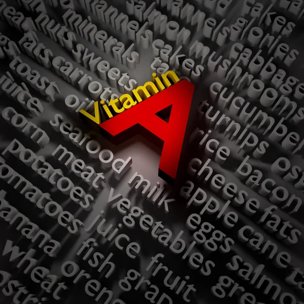 3D vitaminer. — Stockfoto