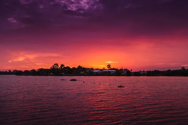 Lake dusk. — Stock Photo, Image