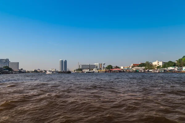 Rio Chao phraya . — Fotografia de Stock