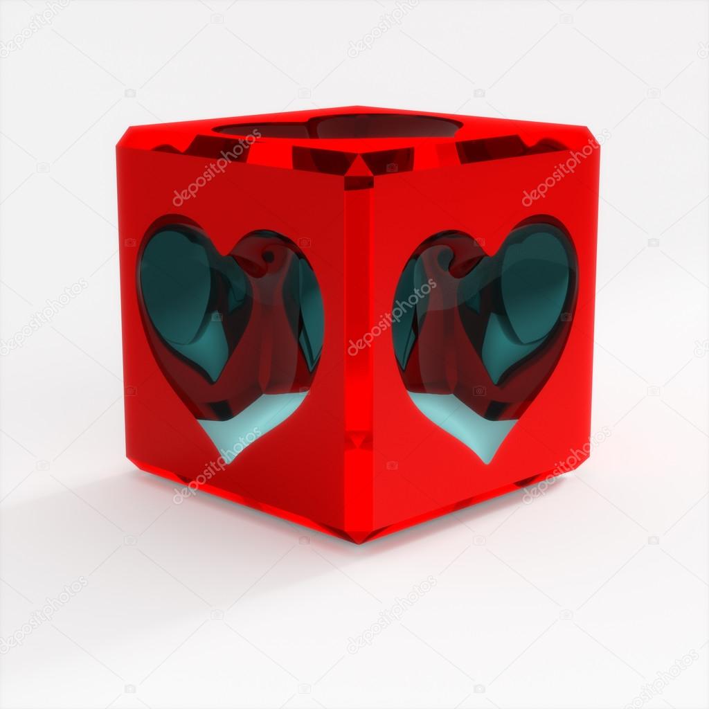 3d Heart Box