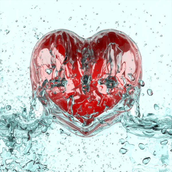 Tvätta hjärta. — Stockfoto