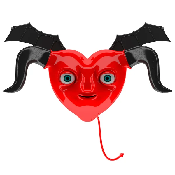 Heart devil. — Stock Photo, Image