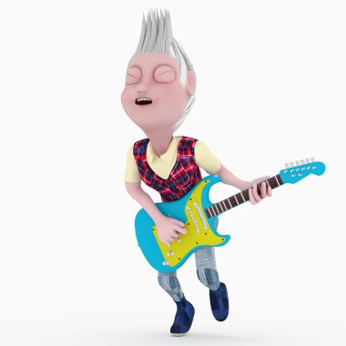 3D oyun gitar.