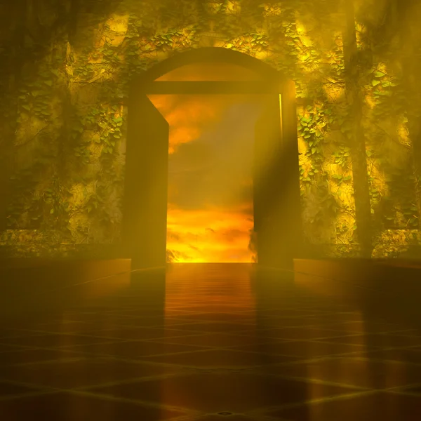 3d Heaven's Door. — Stock Photo, Image