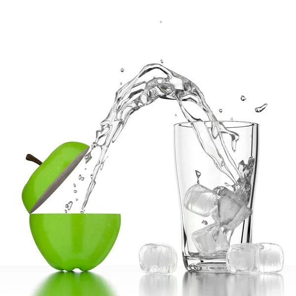 Splash de suco. — Fotografia de Stock