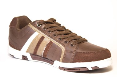 değil beyaz zemin üzerine izole çift spor ayakkabı