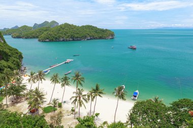 tekne ile Tayland Beach