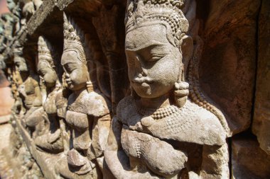 apsara kabartma heykel Kamboçya angkor wat, cambodia