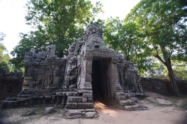 Angkor angkor büyük şehri thom kapısı thom, siem reap, Kamboçya