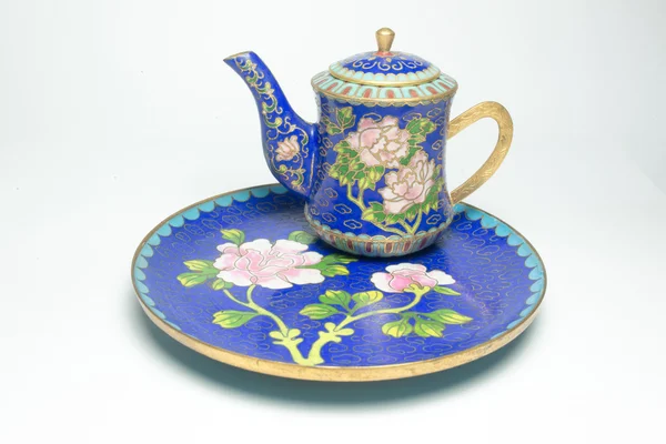 七宝の伝統的な中国茶ポット — ストック写真