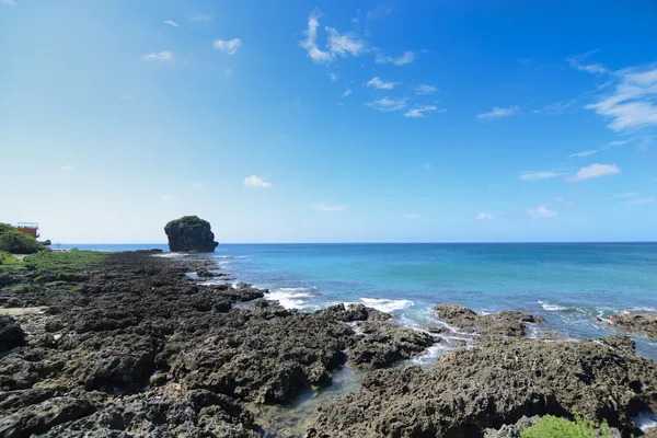 Sail rock in the kenting national park taiwan — Stock Photo, Image