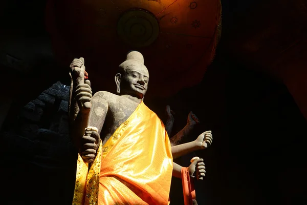 Suryavarman i van buddhaat angkor, Cambodja Stockafbeelding