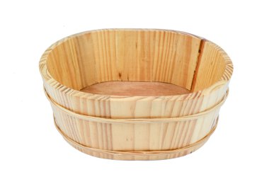 Wooden bathtub - wooden bathtub in barrel shape chinese style clipart