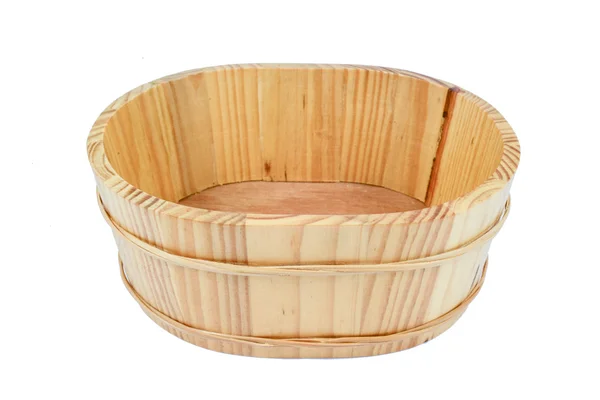 Bañera de madera - Bañera de madera en forma de barril estilo chino —  Fotos de Stock