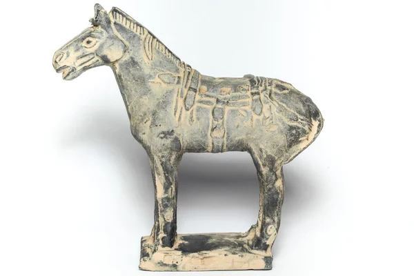 Терра Мбаппе лошадь по древнему фарфору — стоковое фото