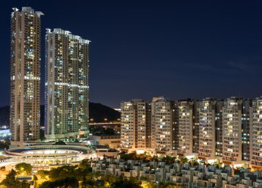 Hong Kong 'daki konut binası.